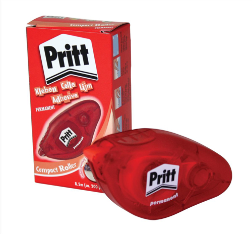 Pritt Non Permanent Glue Roller Compact 8.4mm x 10m (Pack of 10) 2120625