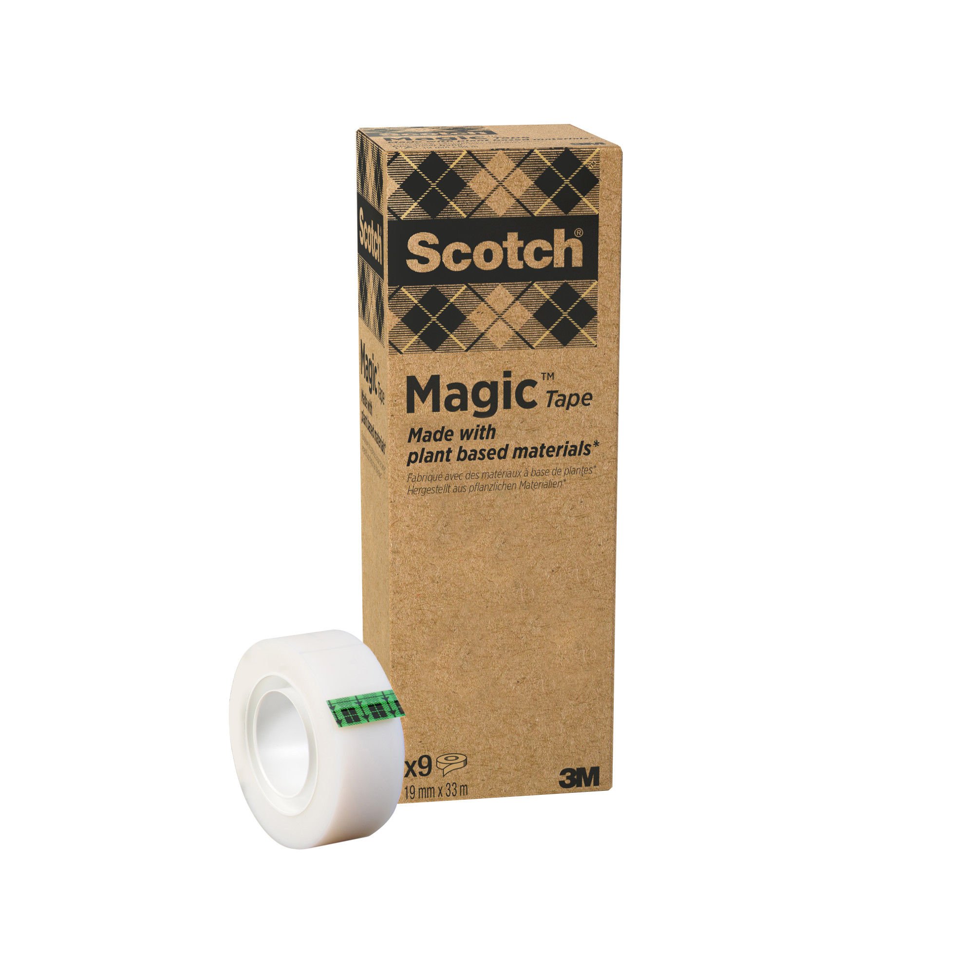 SCOTCH MAGIC TAPE, MADE WITH 66% PLANT B
