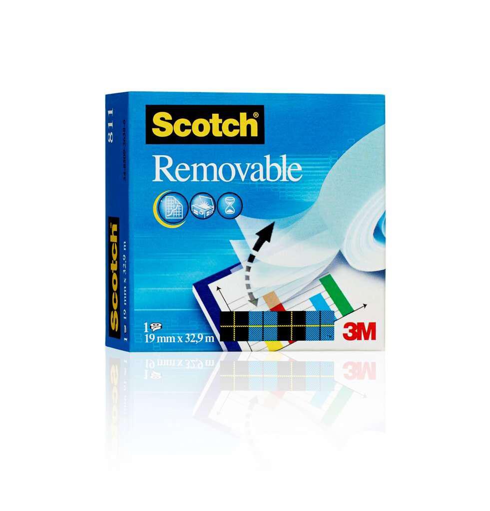 Invisible Tape Scotch Magic Tape Removable 19mmx33m 7000029163