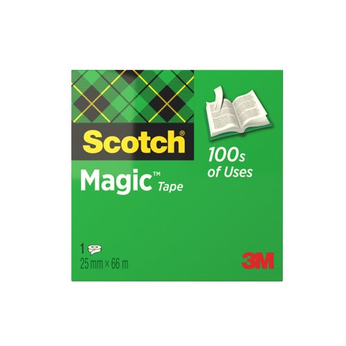 Scotch+Magic+810+Invisible+Tape+Matte+Finish+25mm+x+66m+Clear+%28Single%29+8102566+-+7100027389