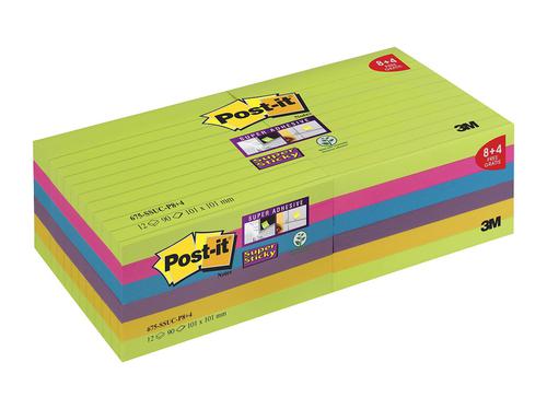 Post-it Super Sticky Extra Large 101x101mm Yellow Notes [Pack of 6]
