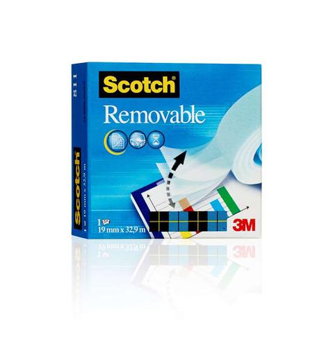 Scotch Magic Tape Removable 19mmx33m 7000029163