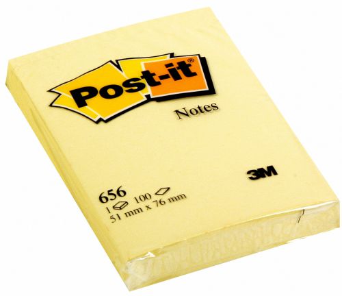 Post-it+Notes+Canary+Yellow+%2812+Pads%29+51mm+x+76mm