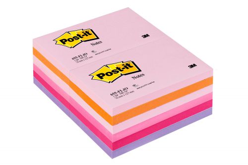 Post-it+Notes+76x127mm+100+Sheets+Joyful+Colours+%28Pack+12%29+655FL