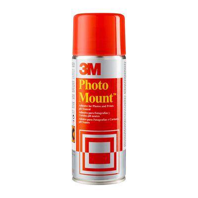 3M PhotoMount Adhesive Spray Can CFC-Free Non-Yellowing 400ml Ref PMOUNT