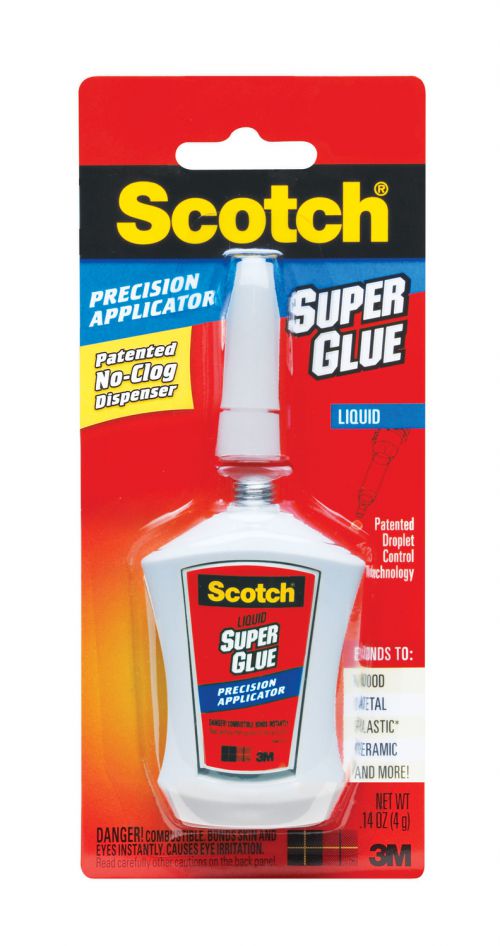 Scotch%C2%AE+Super+Glue+Liquid+in+Precision+Applicator+4g+AD124