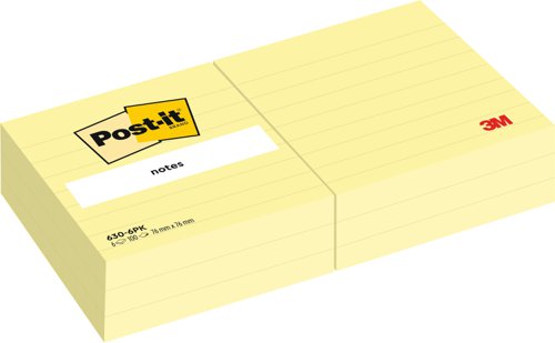 Original+Pads+In+Canary+Yellow%2C+3+X+3%2C+Lined%2C+100%2Fpad%2C+6+Pads%2Fpack