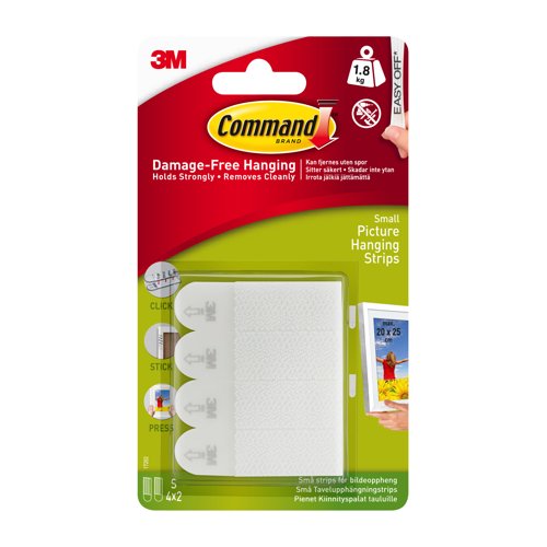 3M+Command+Small+Picture+Hanging+Strips+White+%28Pack+4%29+17202+-+7100236877
