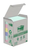 POST-IT RECYCLE NOTES ASS38X51 PK=6PADS