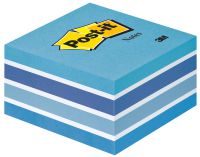 Post-it Notes Colour Cube 76 x 76mm Pastel Blue 2028B