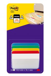 3M POST-IT STRONG INDEX TABS ANGLED (24)