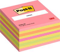 Post-it Note Cube Pad of 450 Sheets 76x76mm Neon Assorted Ref 2028NP