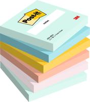 3M Post-it Notes 76x76mm Beachside Colours (Pack 6) 654-6-BEA