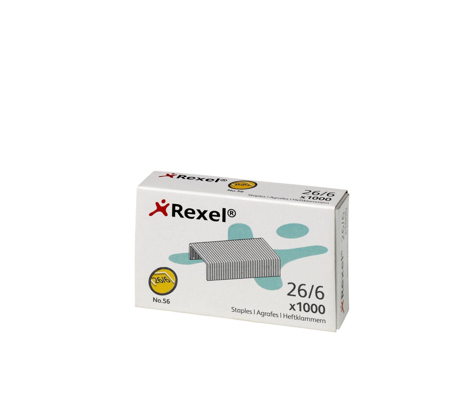 Rexel Staples No.56 6mm (Pack of 1000) 6131 Rexel Staples No.56 6mm (Pack of 1000) 6131