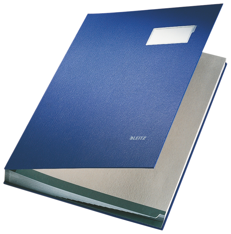 Leitz Signature Book. A4. 20 Dividers. Blue