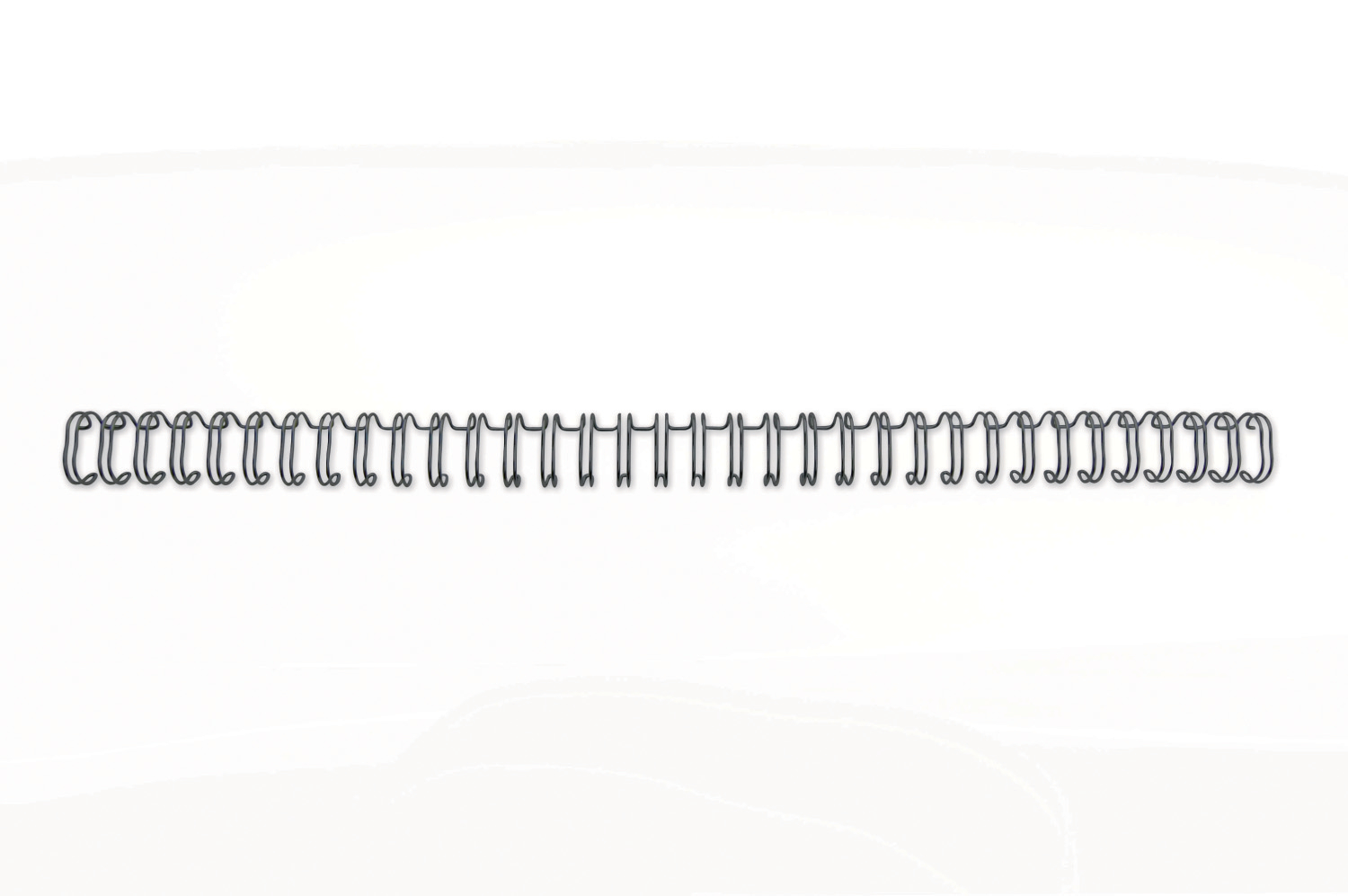 G:SPINES3:1 WIRE NO9 14MM A4 BLACK100PCS