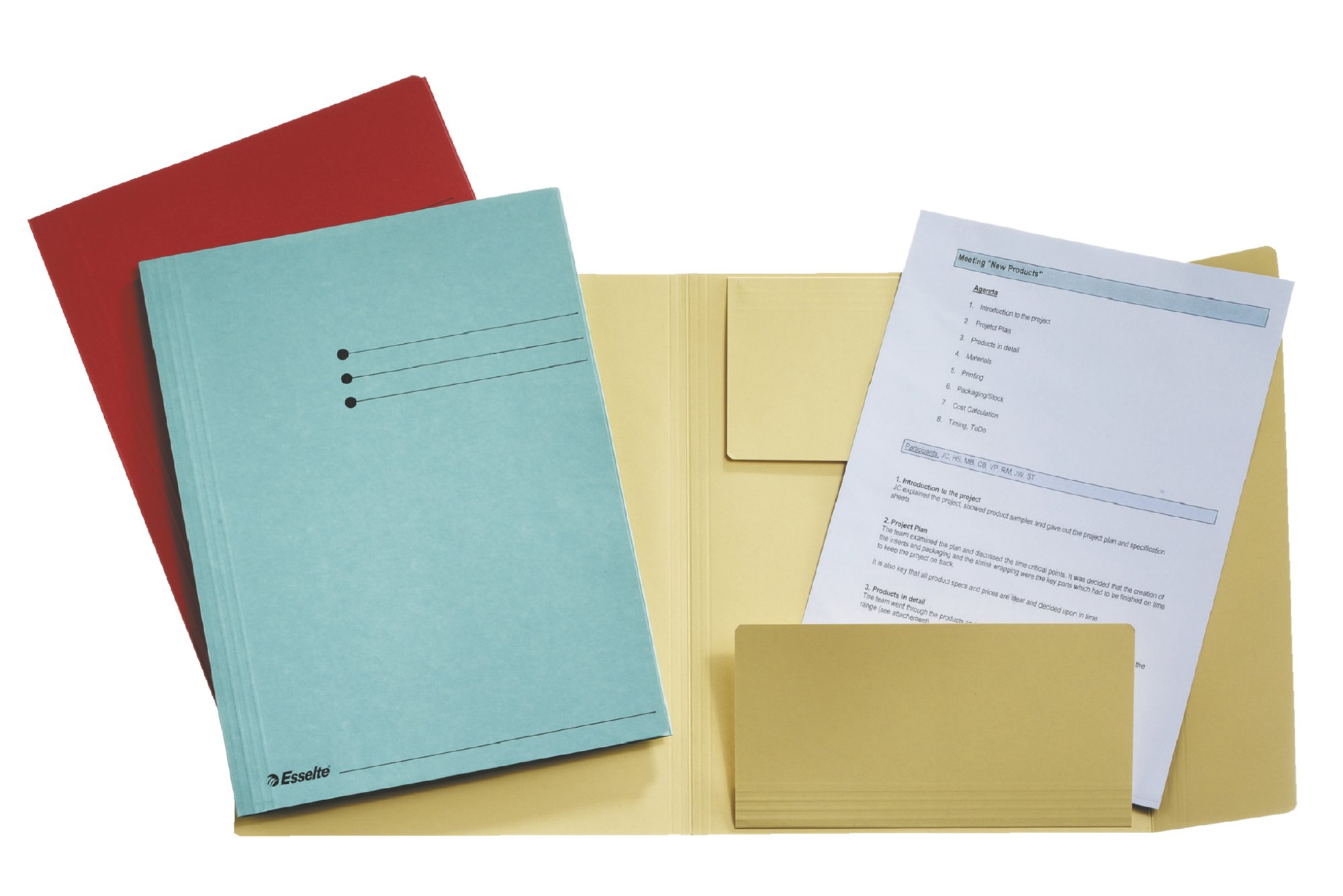 E:3FLAPFOLDER OFFICE A4 BLUE