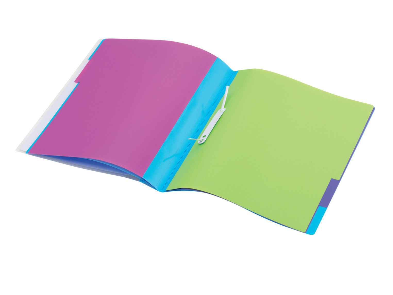 Rexel Flat Bar File A4 With Five Coloured Sections Capacity 15mm  - Outer carton of 15