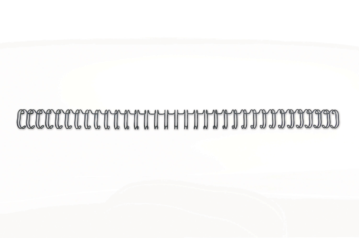 G:SPINES3:1 WIRE NO7 11MM A4 BLACK100PCS