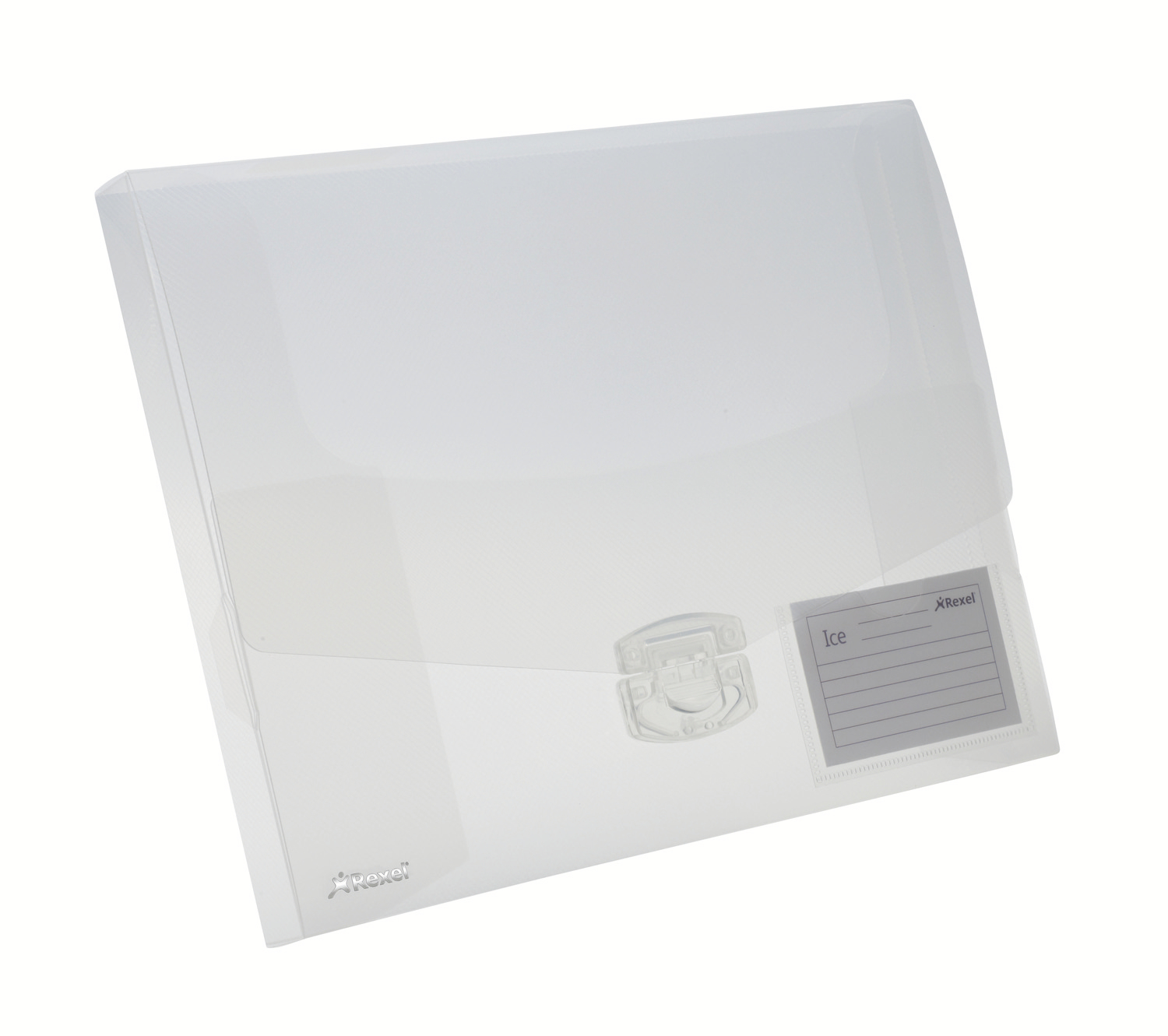 RX:DOCUMENT BOX ICE 25MM CLEAR