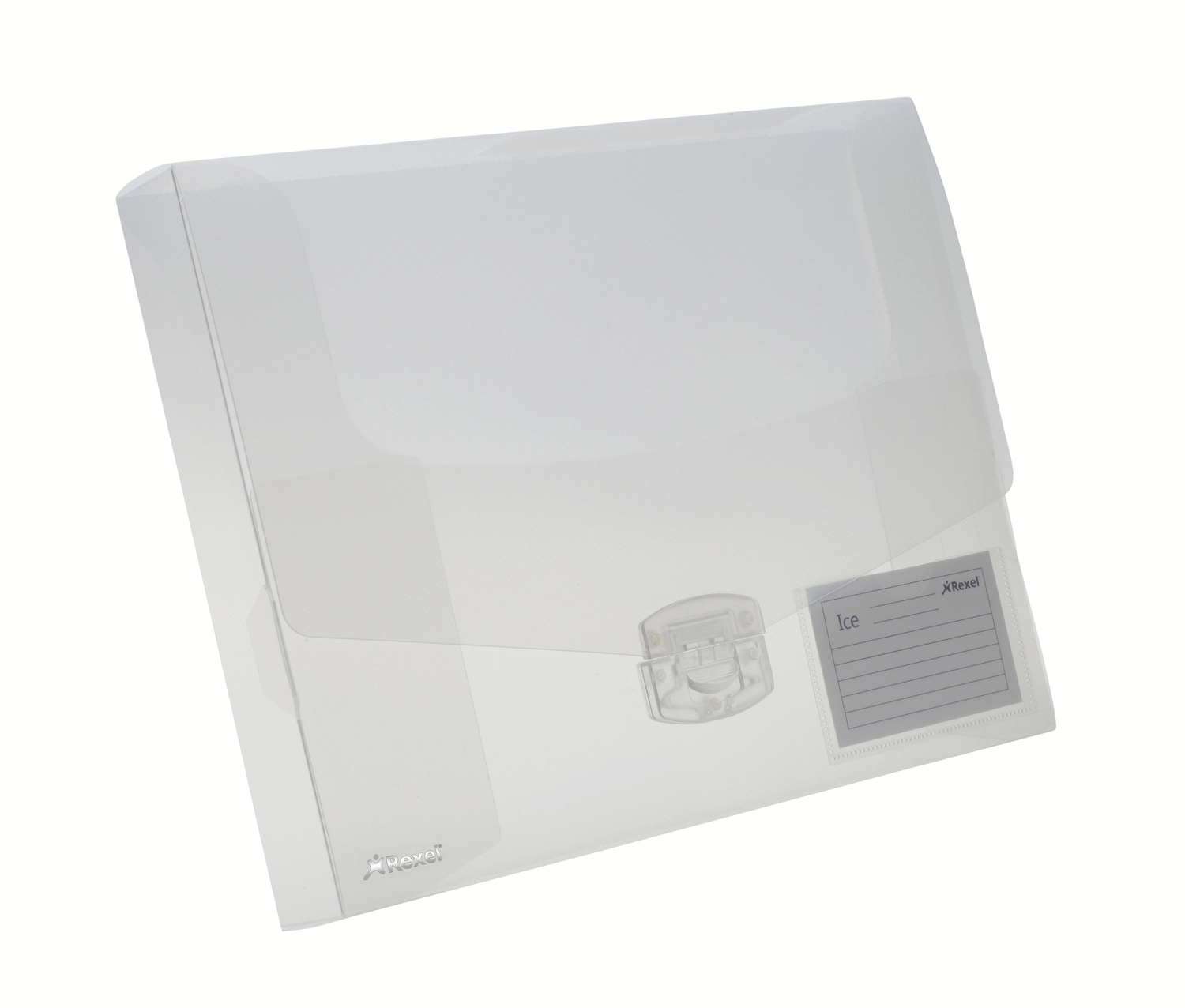 RX:DOCUMENT BOX ICE 40MM CLEAR