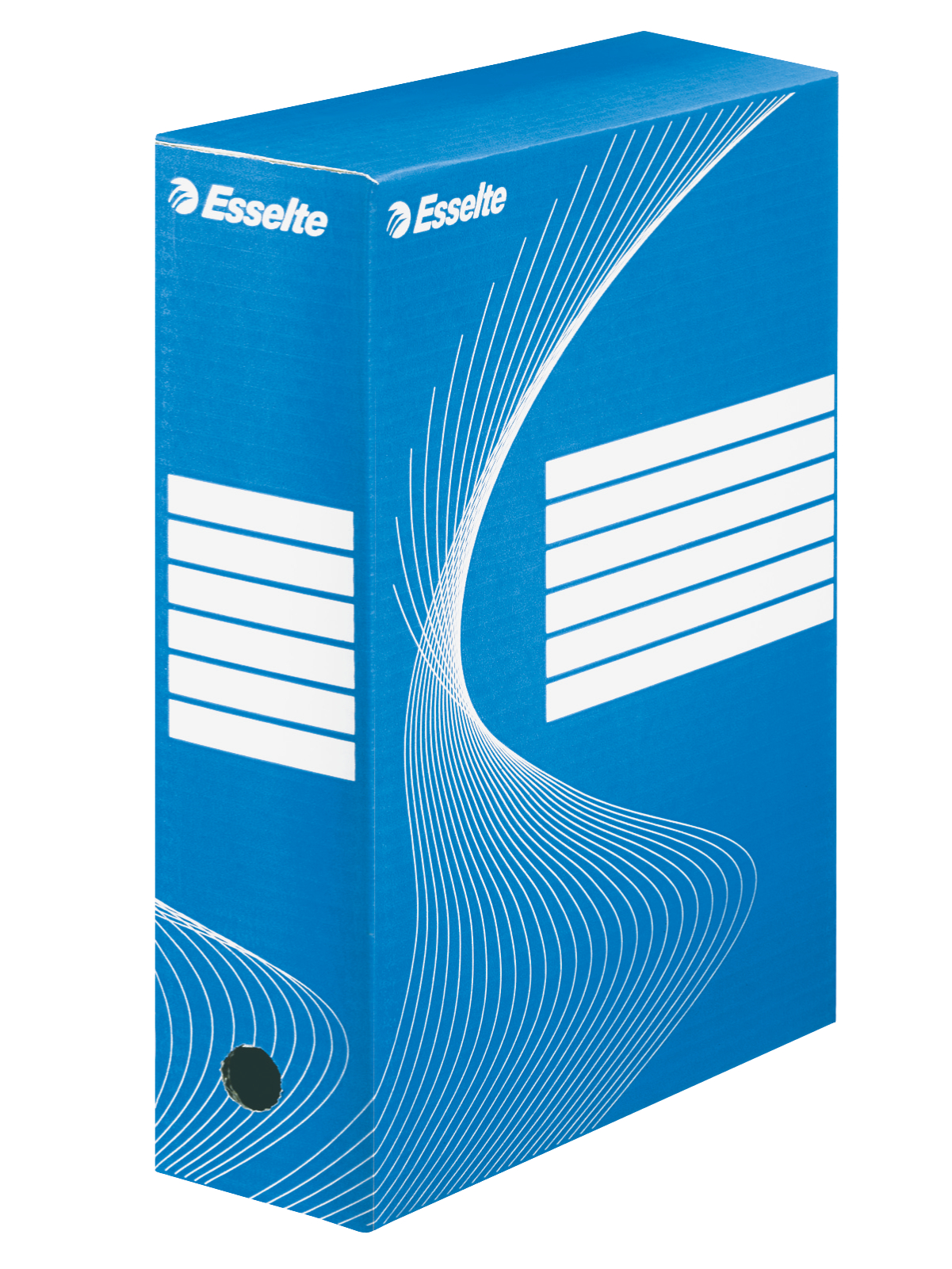 Esselte Standard Archiving Box A4, 100mm - Blue - Outer carton of 25