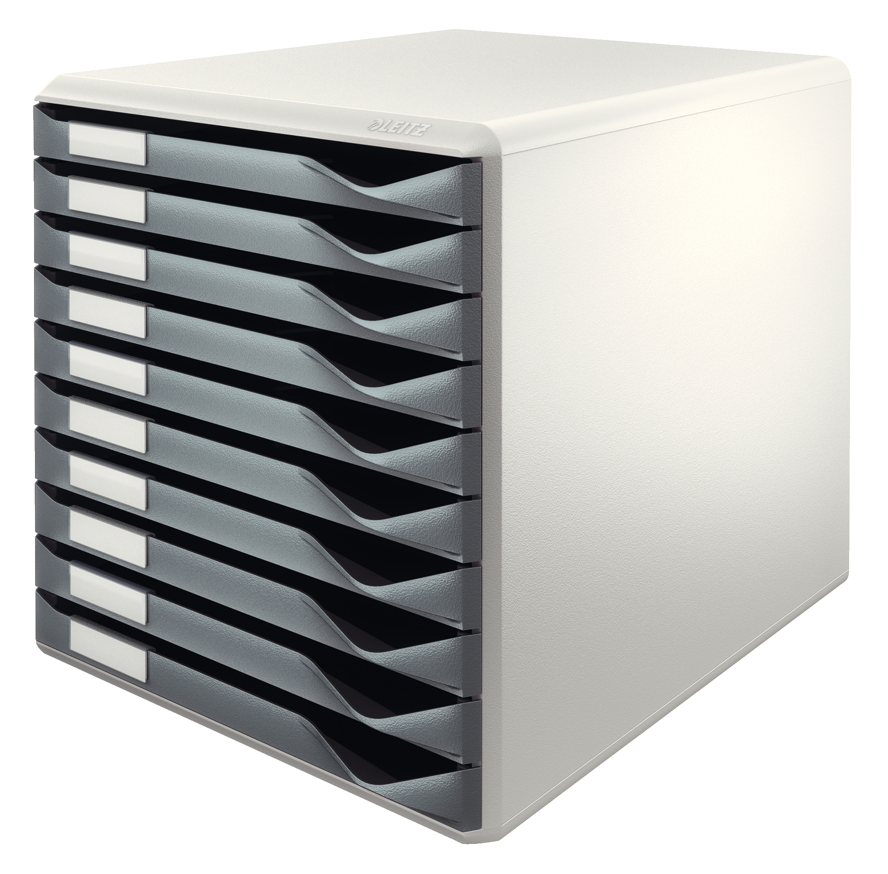 L:FORM-SET 10 DRAWERS A4 DARK GREY