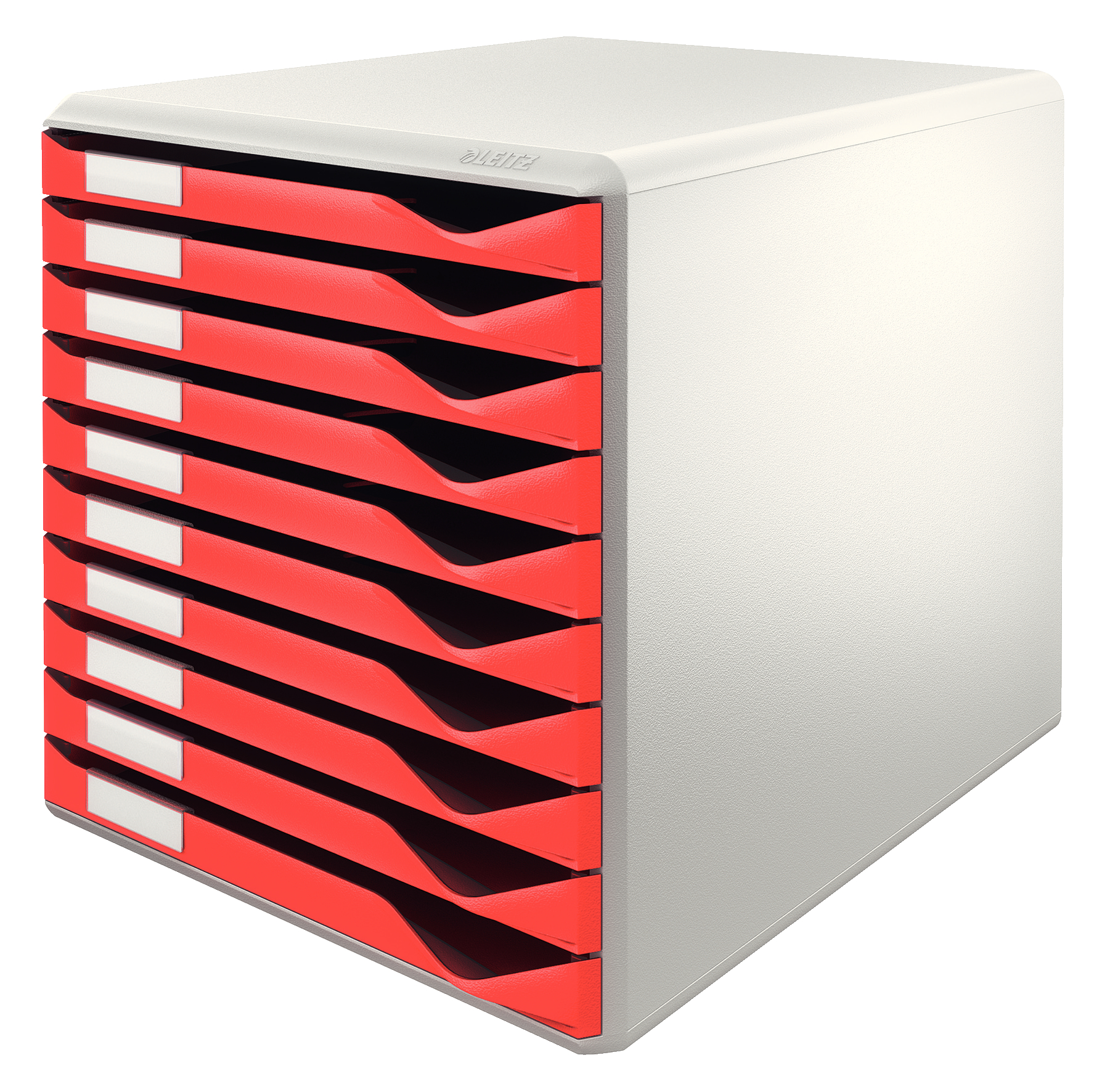 L:FORM-SET 10 DRAWERS A4 RED