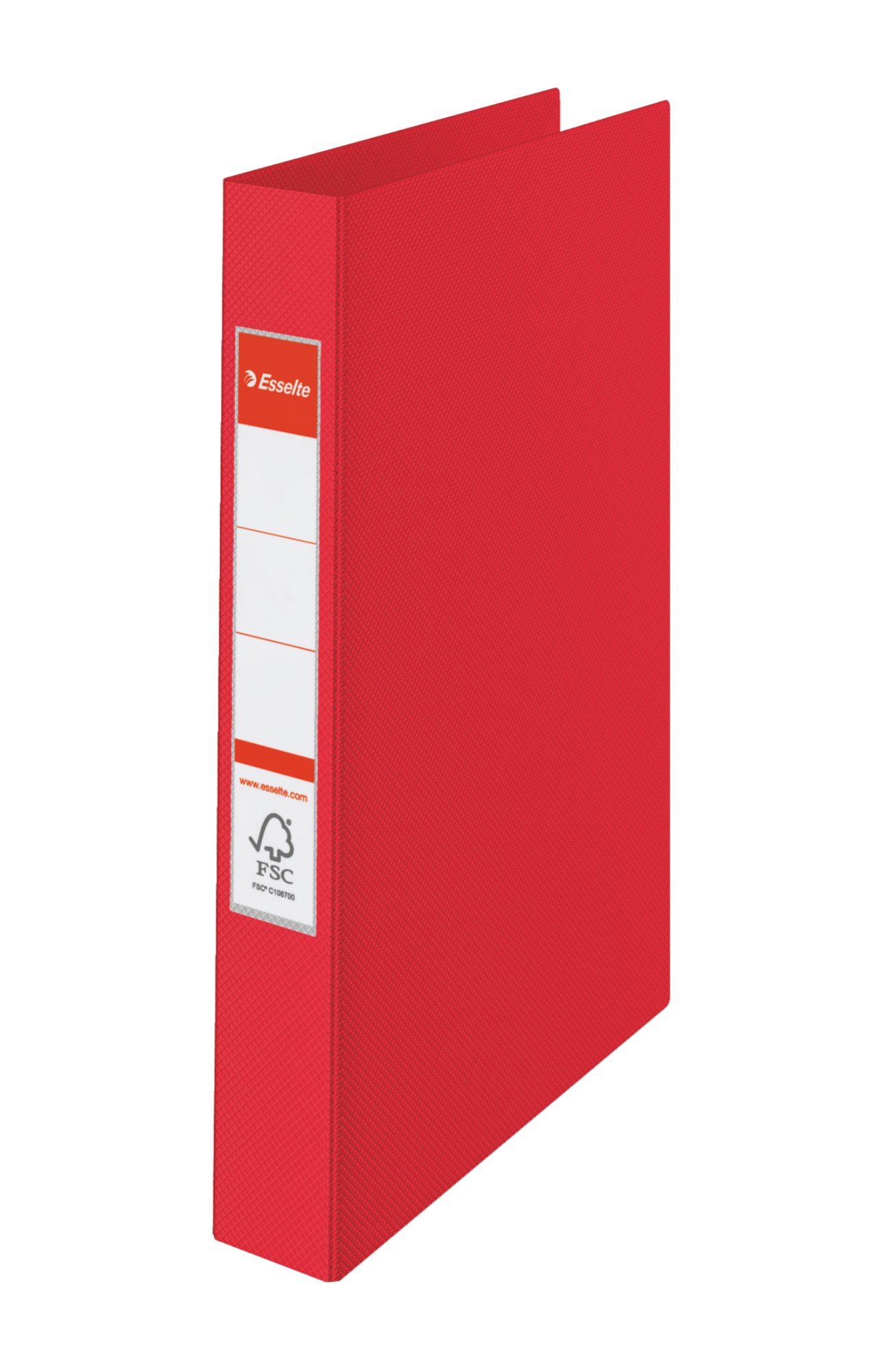 E:RINGBINDER A4 2R 25MM RED