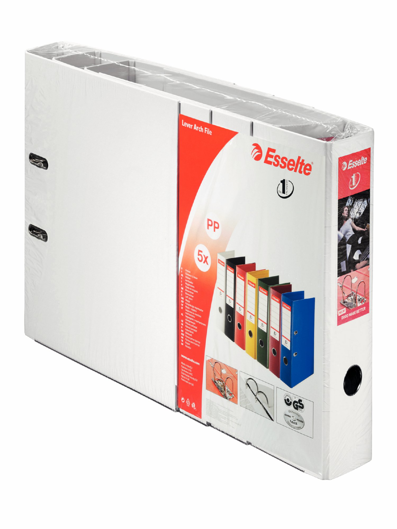 E:LAF PP A4 75MM WHITE 5PCS