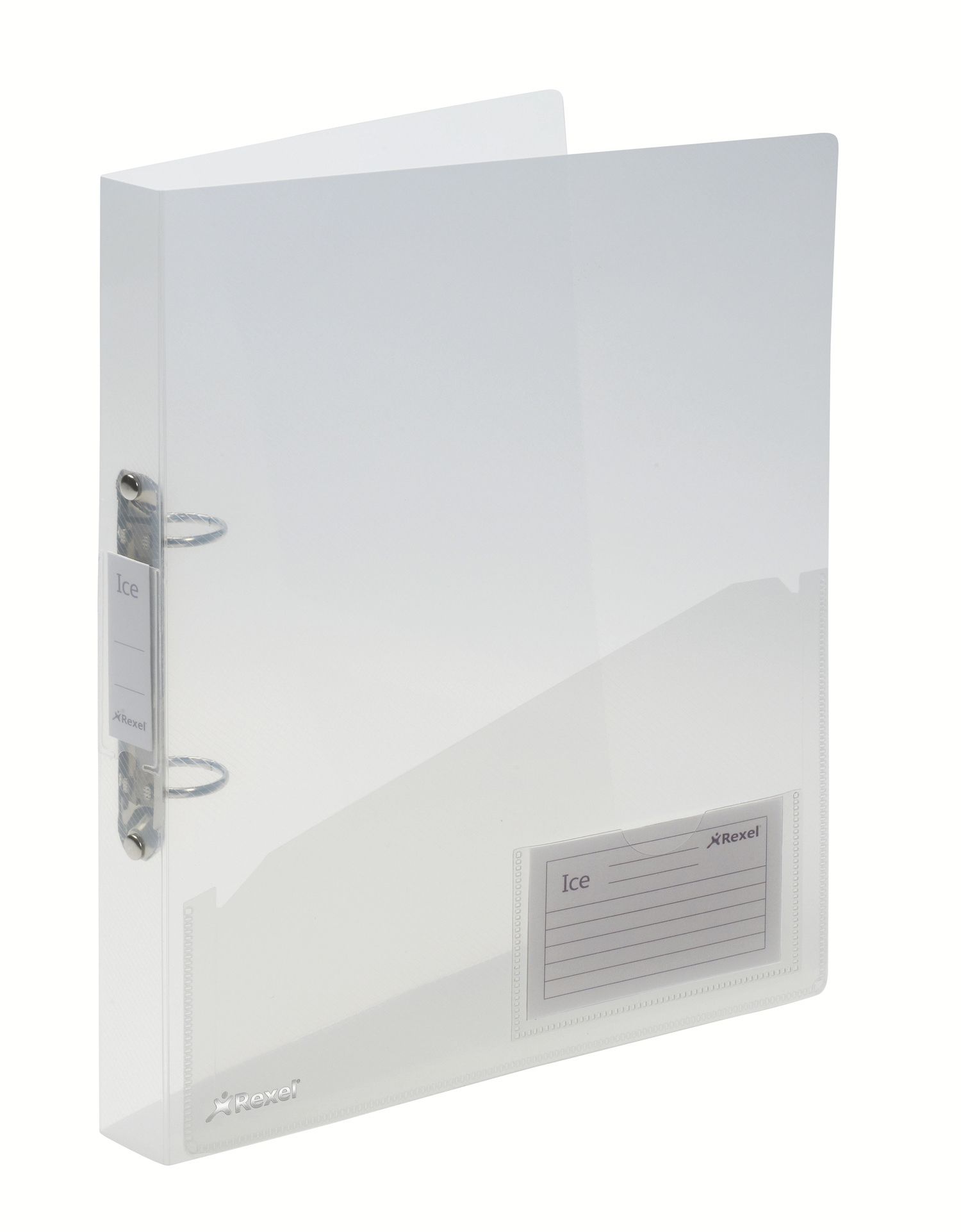 RX:RINGBINDER ICE A4 25MM CLEAR