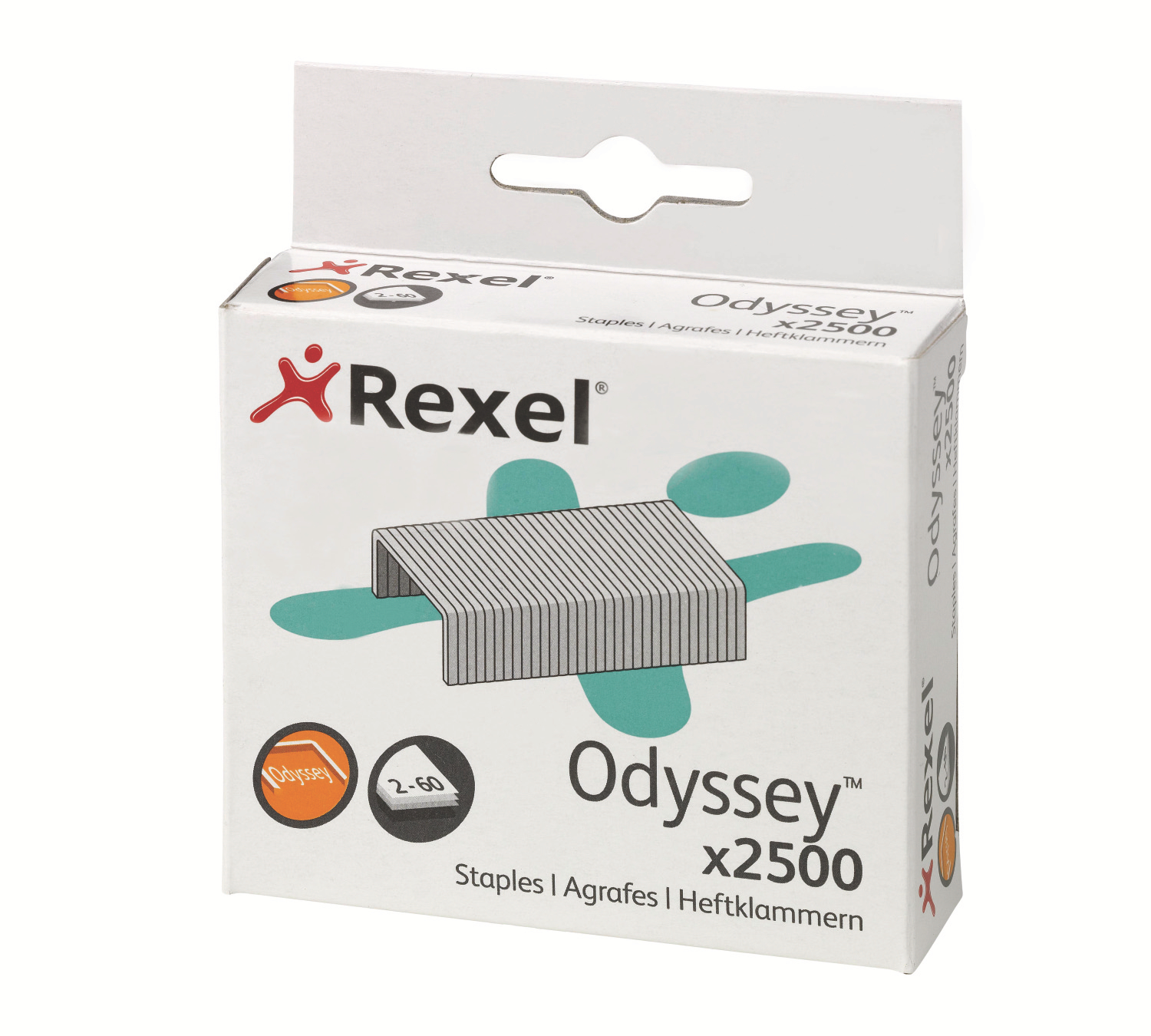 Rexel Odyssey No.2-60 Staples PK2500
