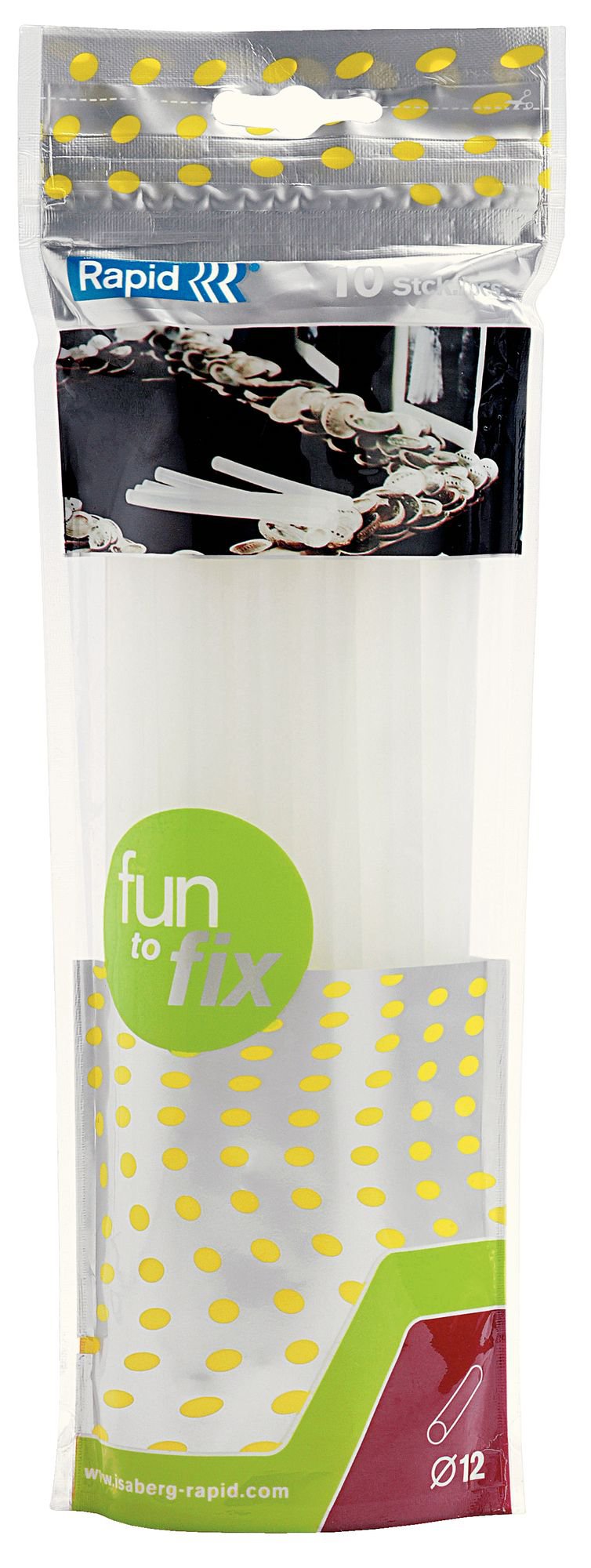 R:GLUE FUN2FIX D12 TRANSP. BAG