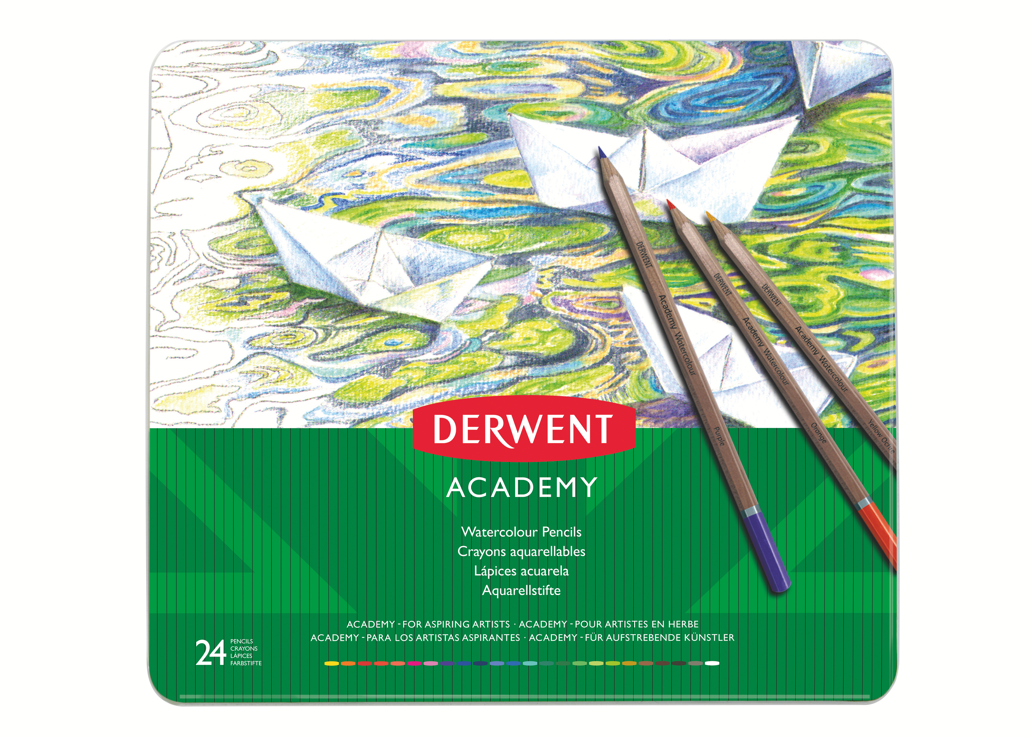 D:PENCIL WATERCOLOUR ACADEMY 24PCS
