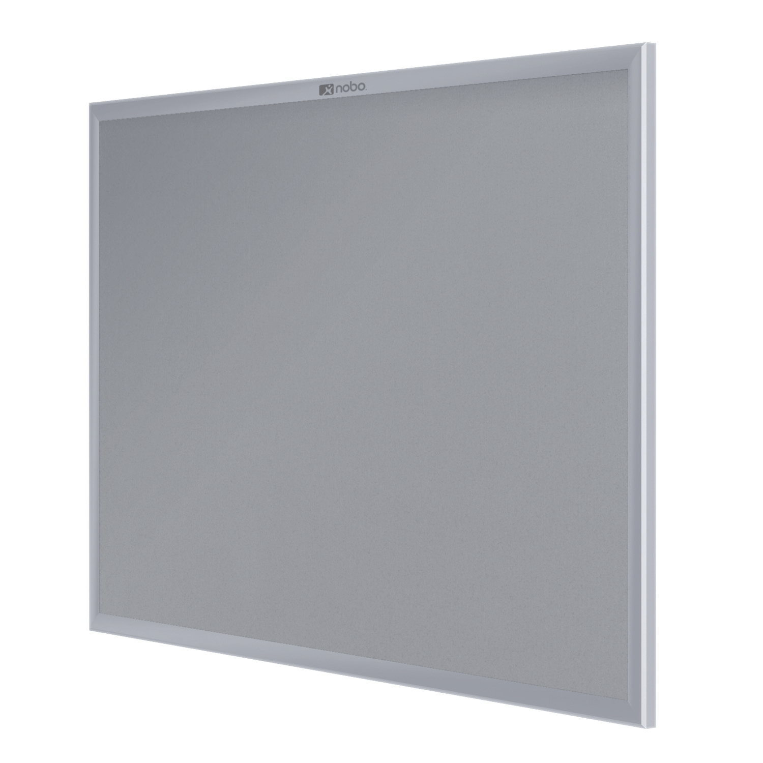 Nobo Prestige Grey Felt Noticeboard Aluminium Frame 900x600mm