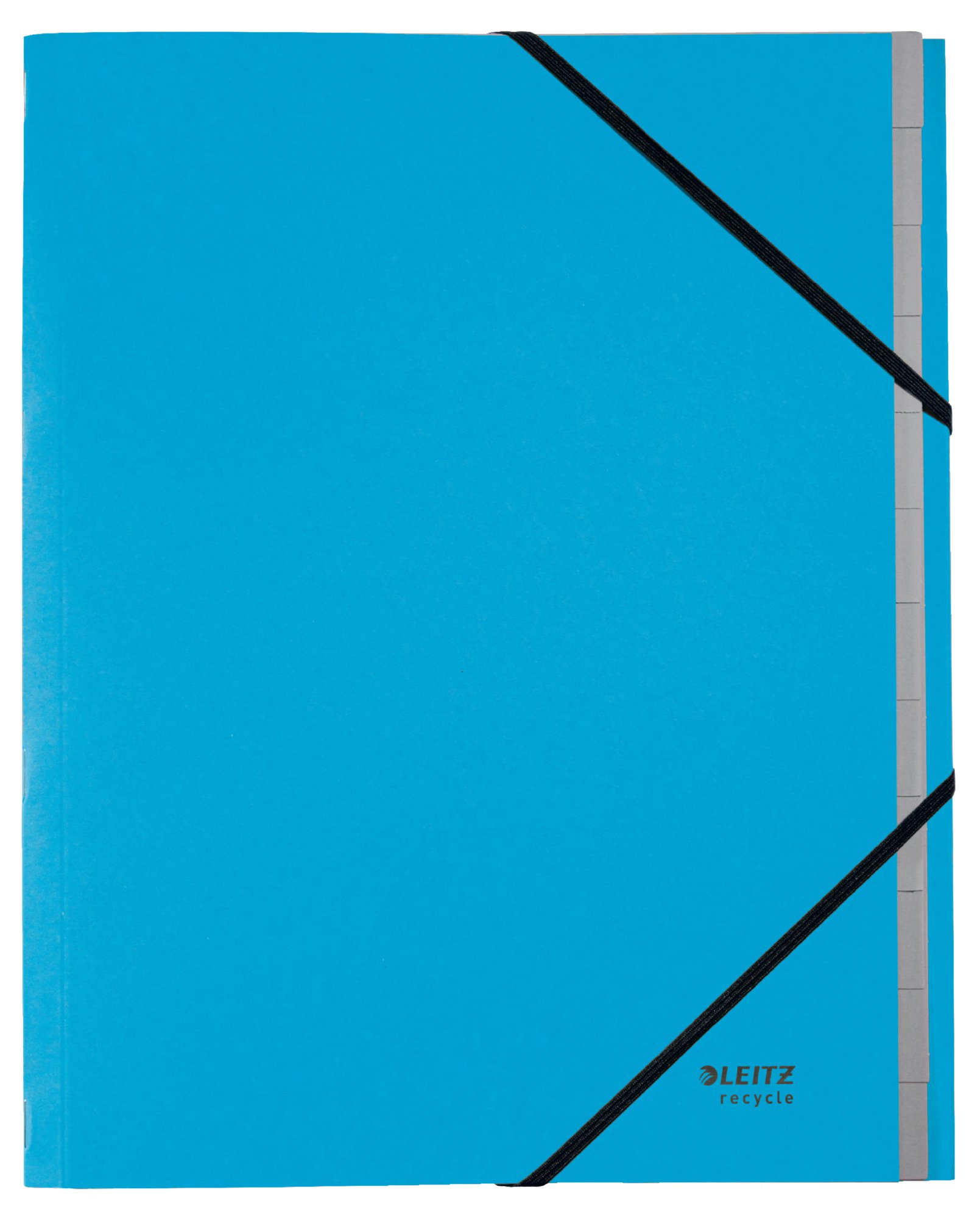 L:DIVIDER BOOK RECYCLE CARD A4 12TABS BL