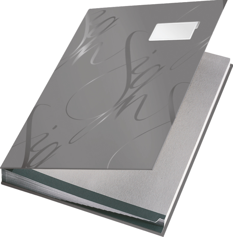 L:SIGNATURE BOOK DESGIN 18DIV. GREY