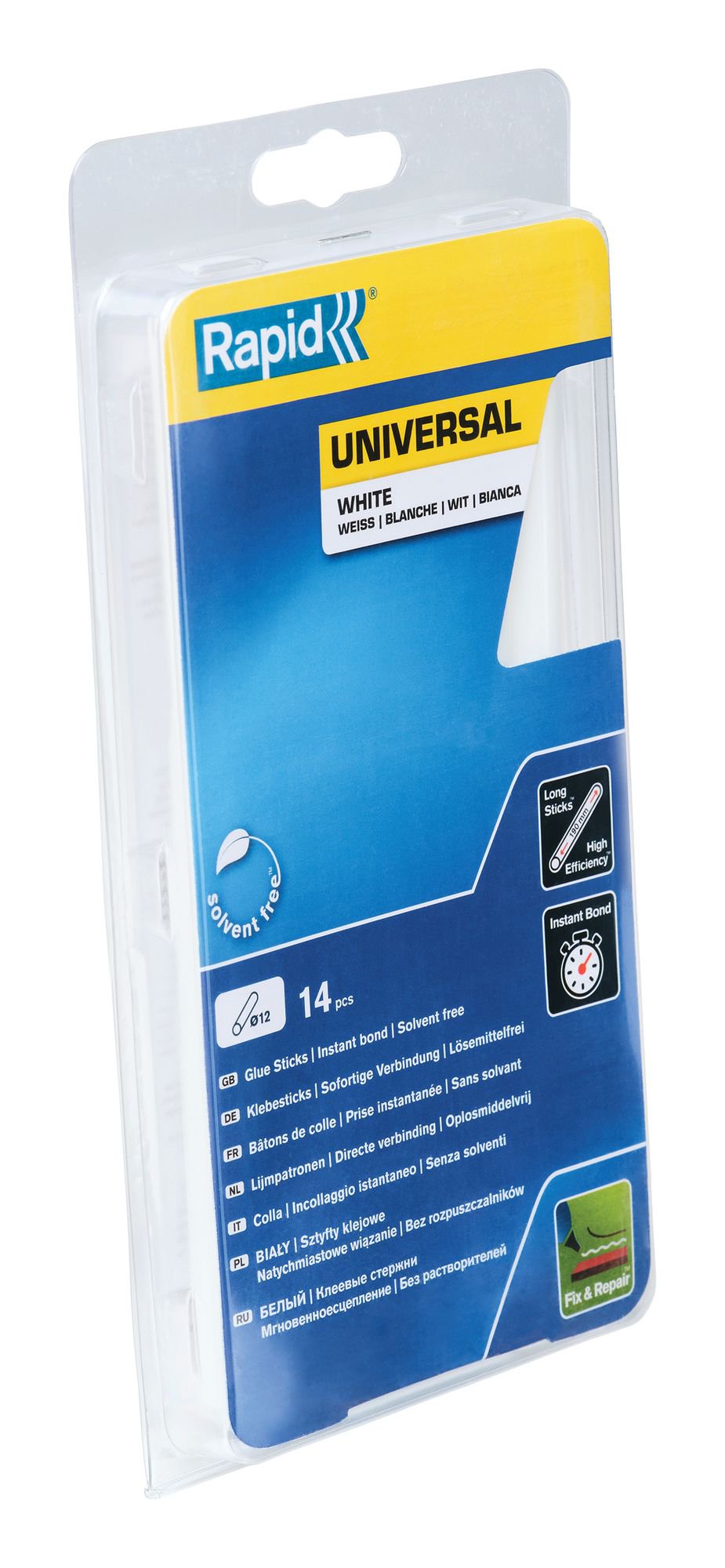 R:GLUE D12 UNIV. WHITE 14PCS 190MM