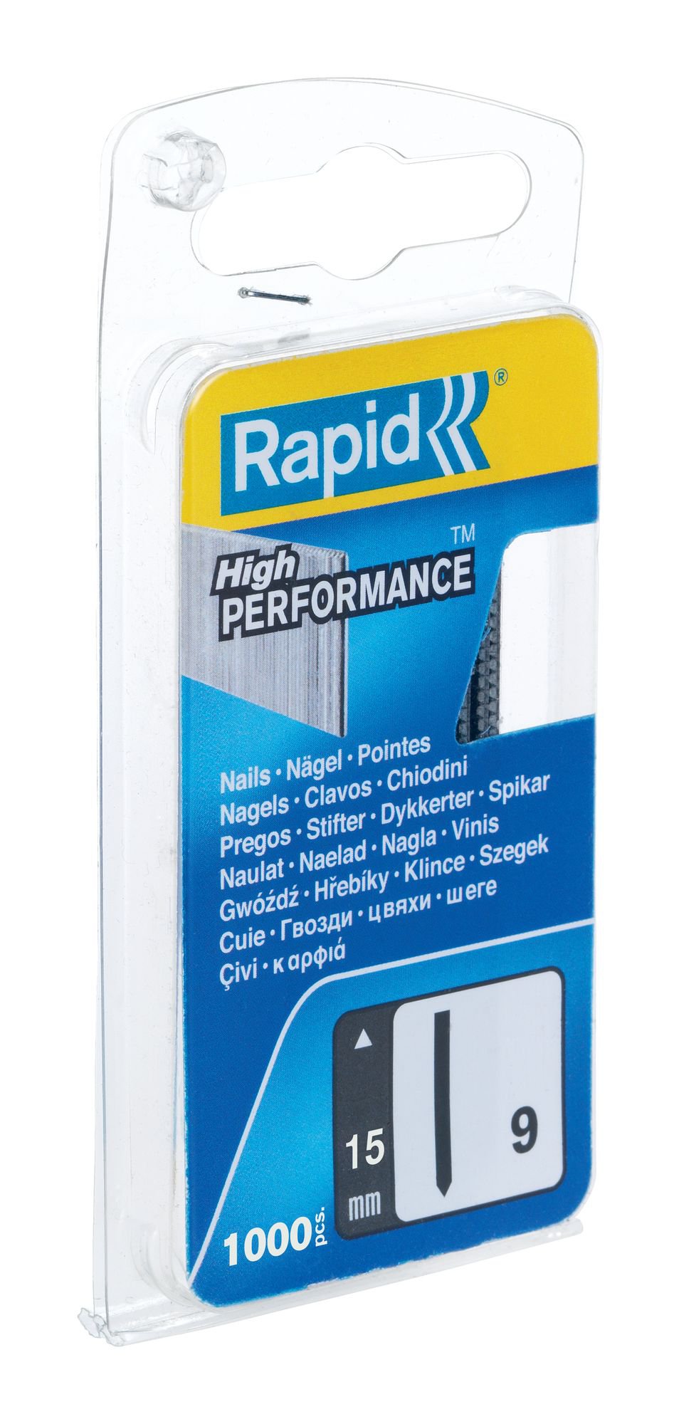 R:BRADS 9/15MM G 1M N.BLISTER