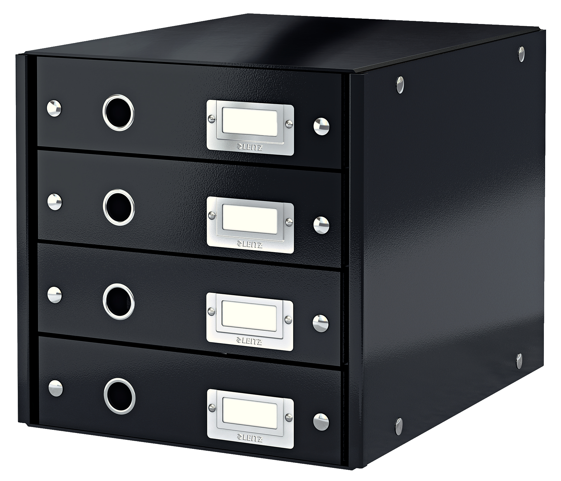 L:DRAWER CABINET C&S WOW 4DRAWER BLACK