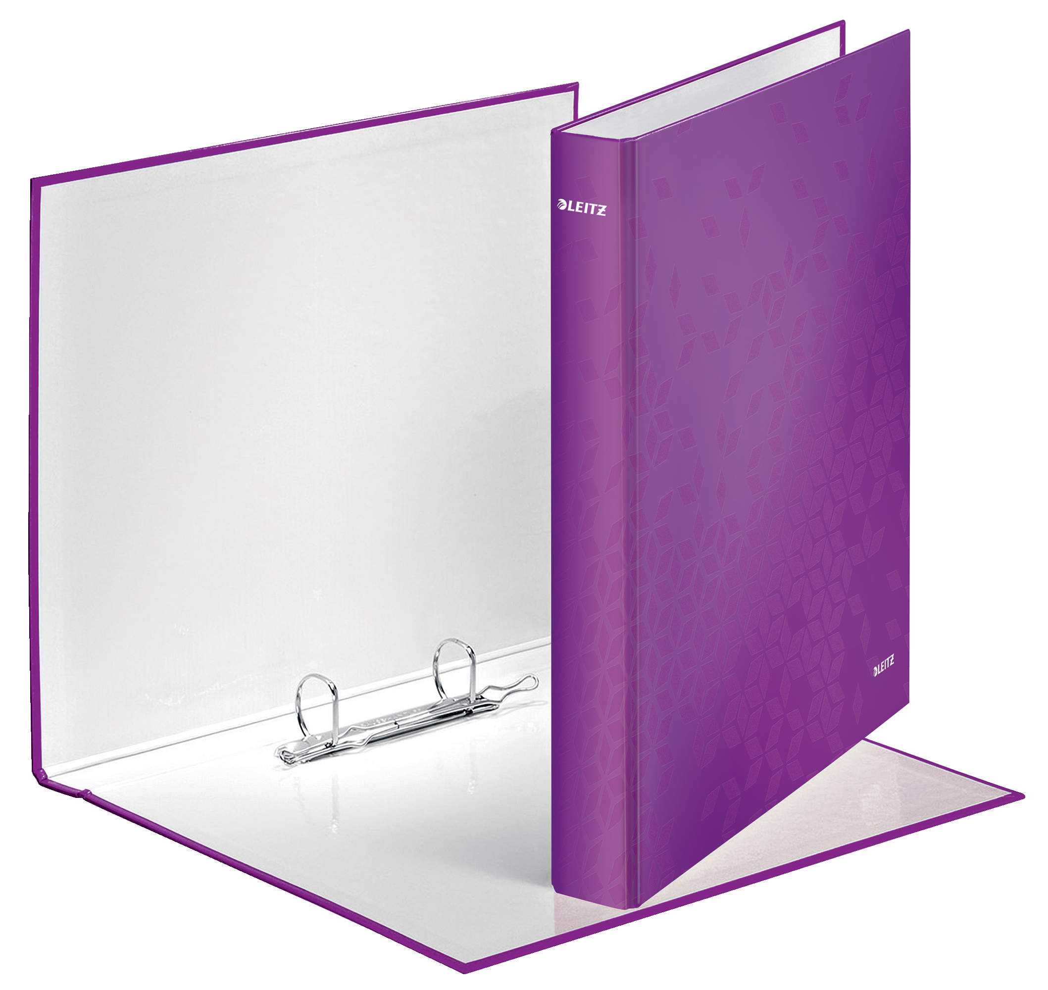 LEITZWOWBINDER A4 2DR 25MM PU PK10