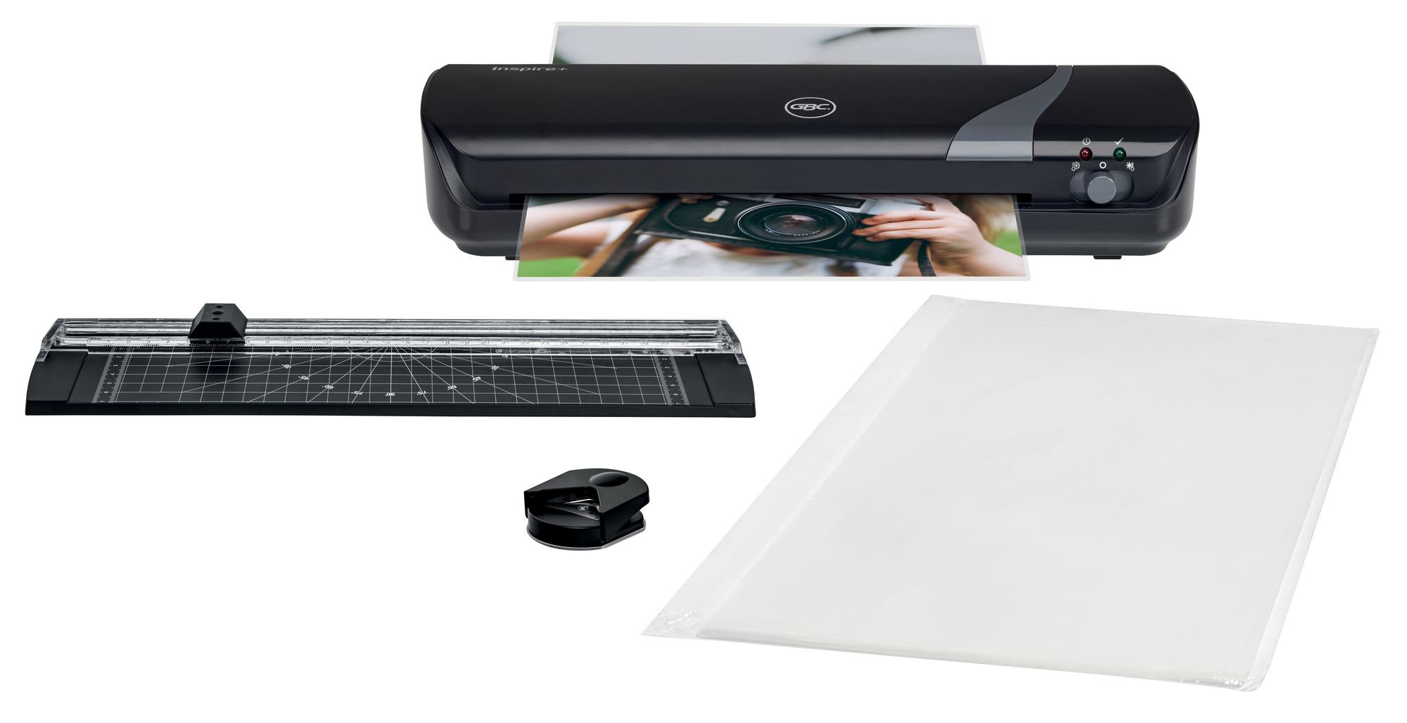 G:LAMINATOR INSPIRE+ A4 CRAFT BLACK UK