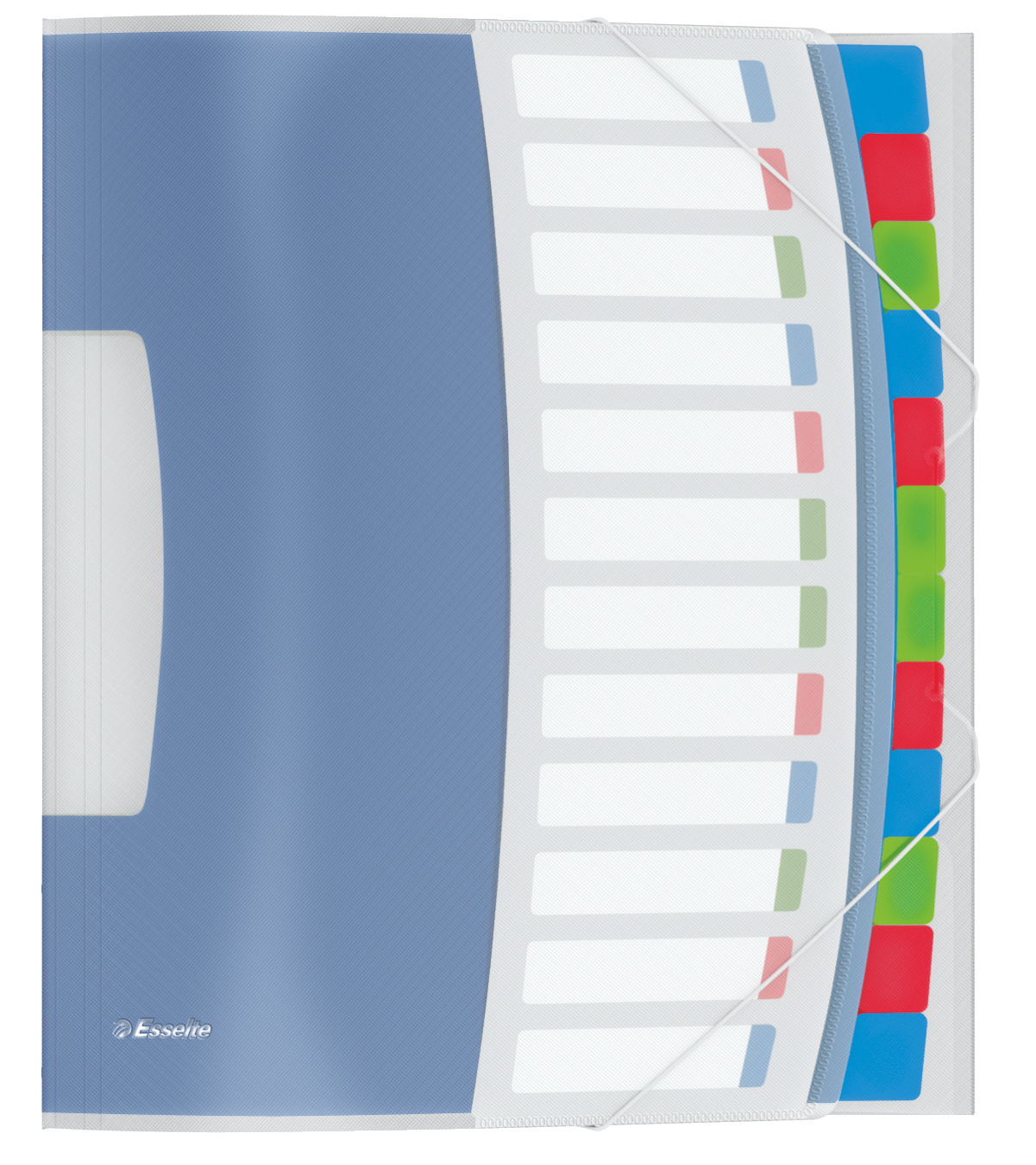 Esselte VIVIDA Divider Book 12 Part Translucent Multicolour A4