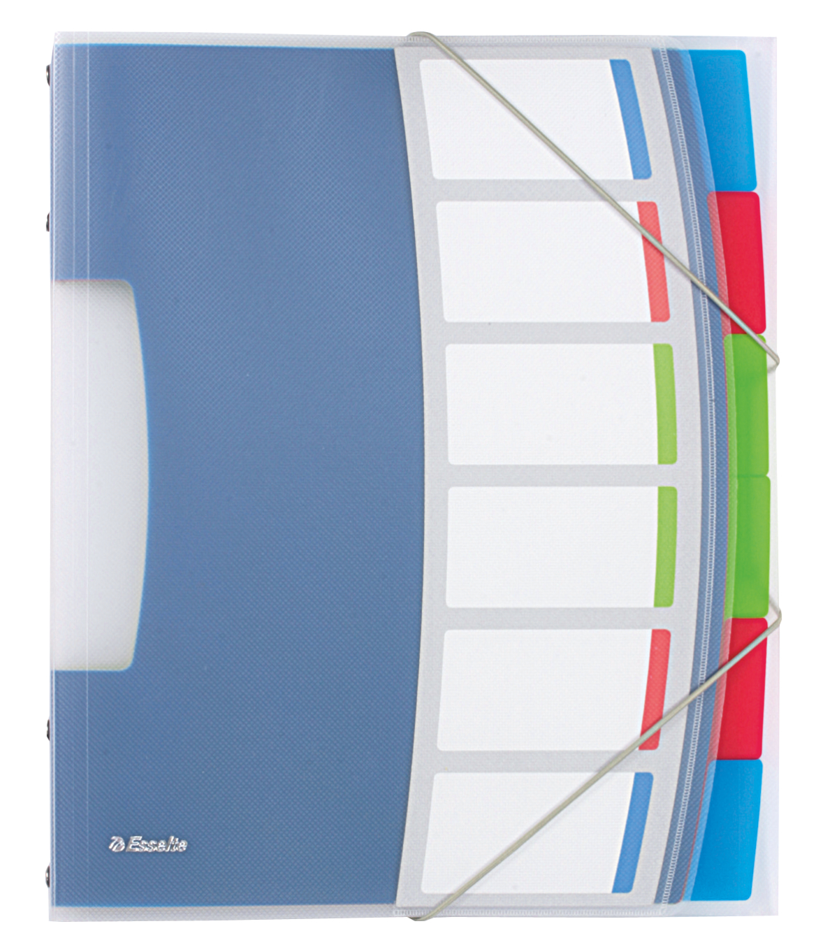 Esselte VIVIDA Divider Book 6 Part Translucent Multicolour A4