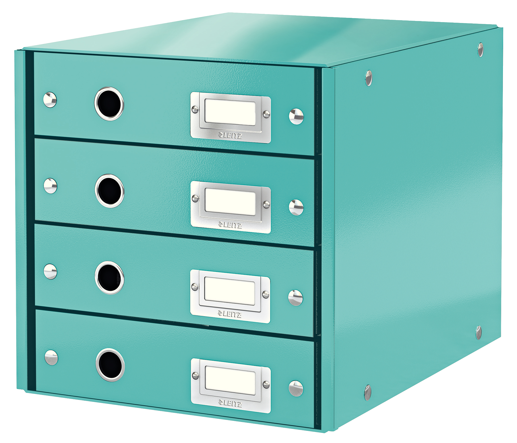 L:DRAWER CABINET C&S WOW 4DRAWER ICE BL