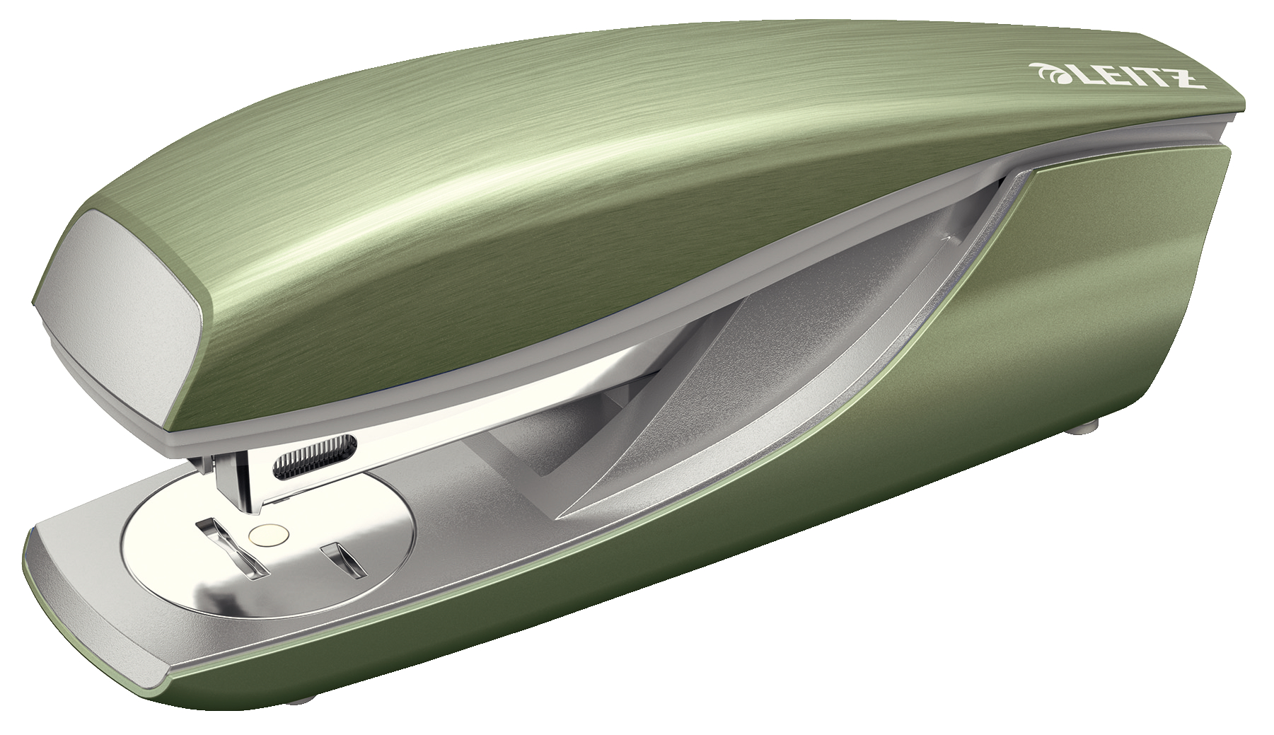 Leitz NeXXt. Style Metal Office Stapler. Staples Up To 30 Sheets. Includes Staples. Celadon Green