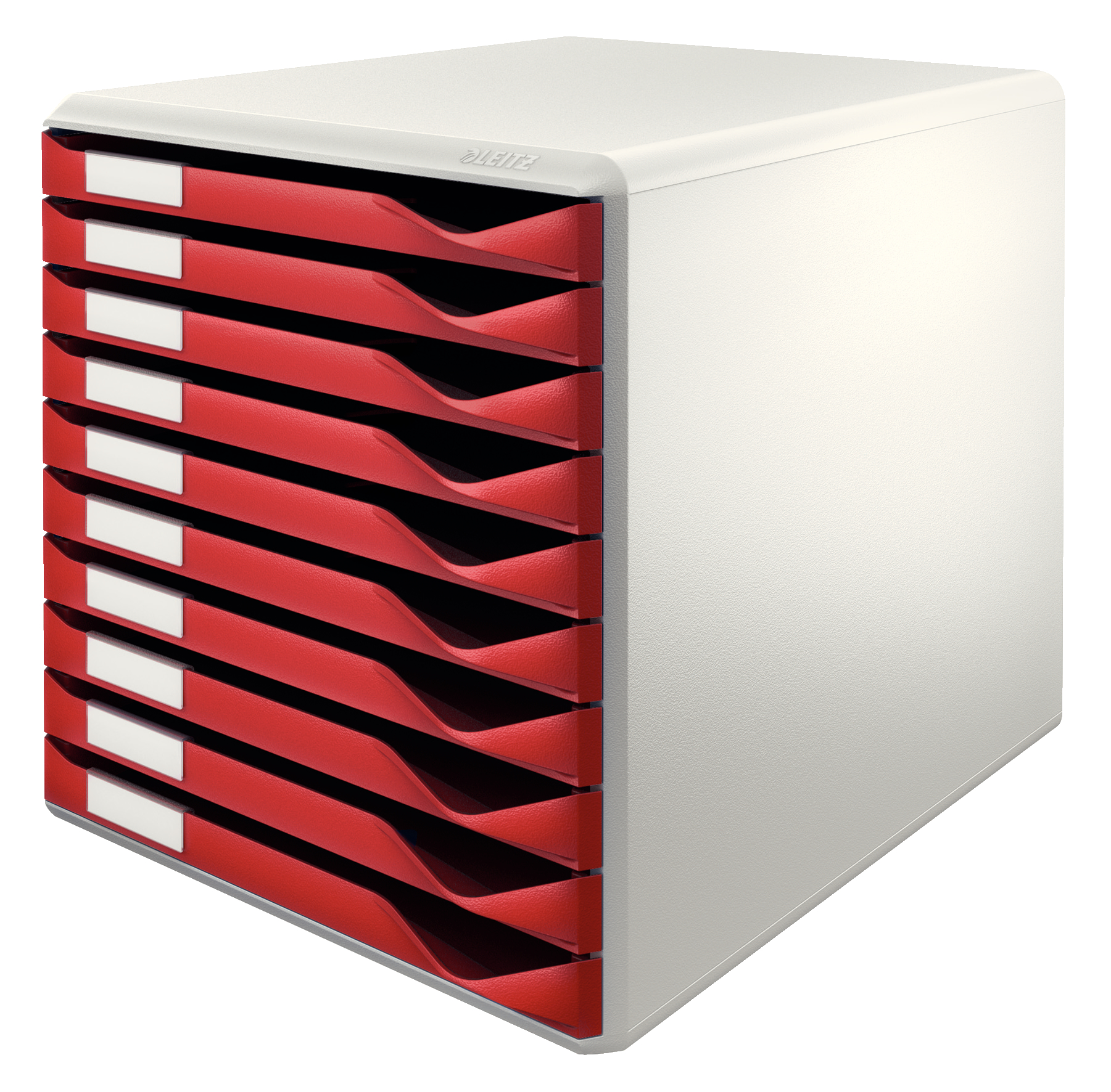 L:FORM-SET 10 DRAWERS A4 BORDEAUX