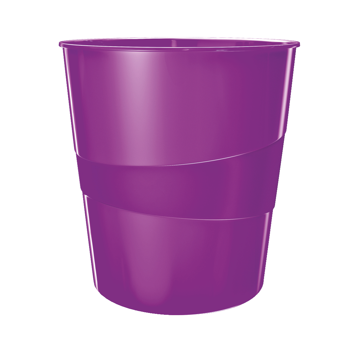 L:WASTE BIN WOW 15L PURPLE