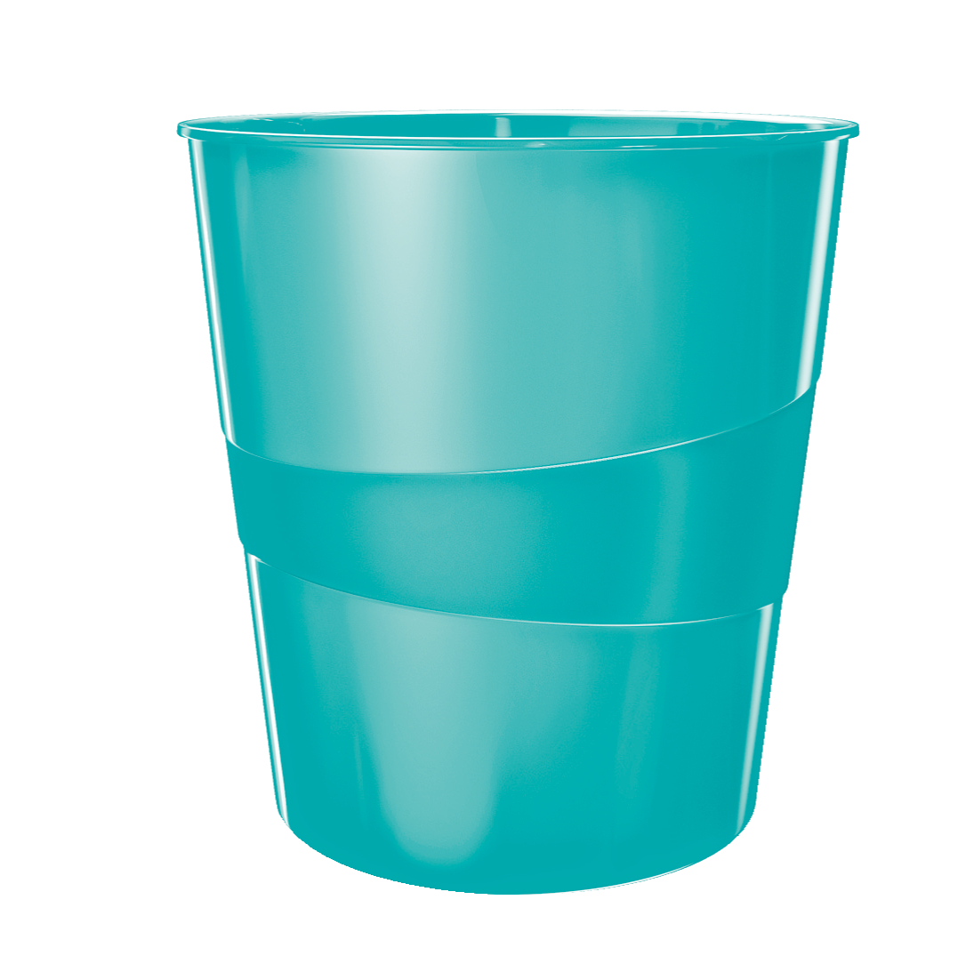 L:WASTE BIN WOW 15L ICE BLUE