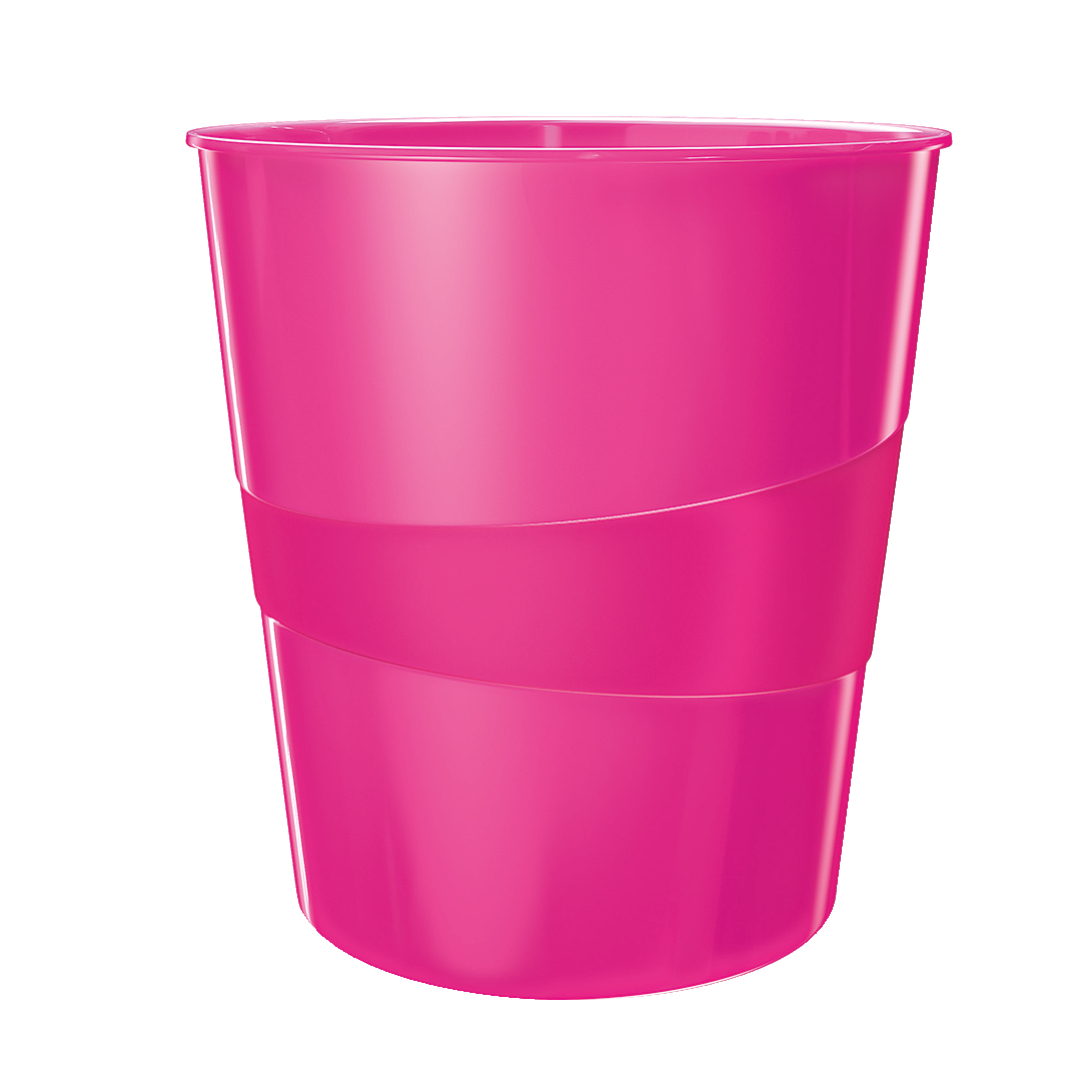 L:WASTE BIN WOW 15L PINK